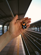 Schlüsselanhänger Bahnsignal, Zwergsignal Ra 11a mit Ra 12 (DV 301)