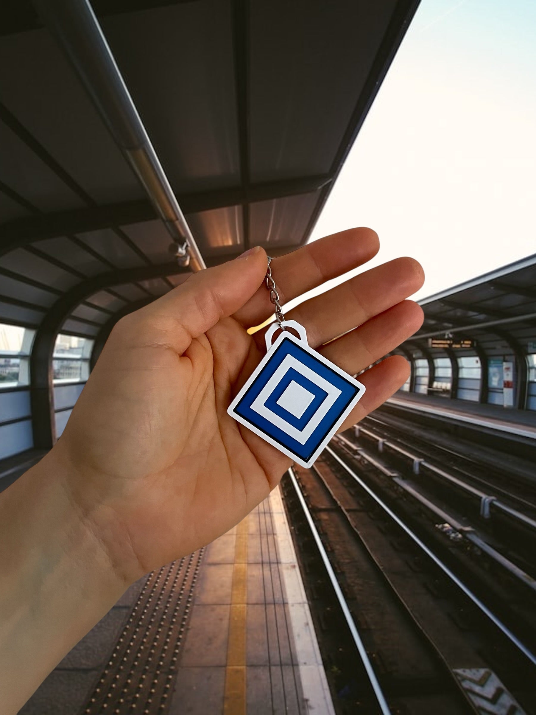 Schlüsselanhänger Bahnsignal El1v ,El1 ,El2 , El3 , El4 , El5 , El6, El1-El6, beidseitig gedruckt PETG - Made in AEU