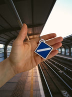 Schlüsselanhänger Bahnsignal El1v ,El1 ,El2 , El3 , El4 , El5 , El6, El1-El6, beidseitig gedruckt PETG - Made in AEU