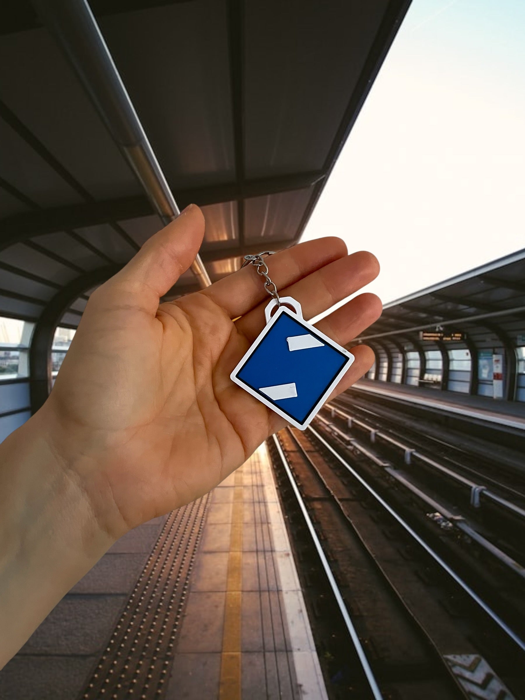 Schlüsselanhänger Bahnsignal El1v ,El1 ,El2 , El3 , El4 , El5 , El6, El1-El6, beidseitig gedruckt PETG - Made in AEU