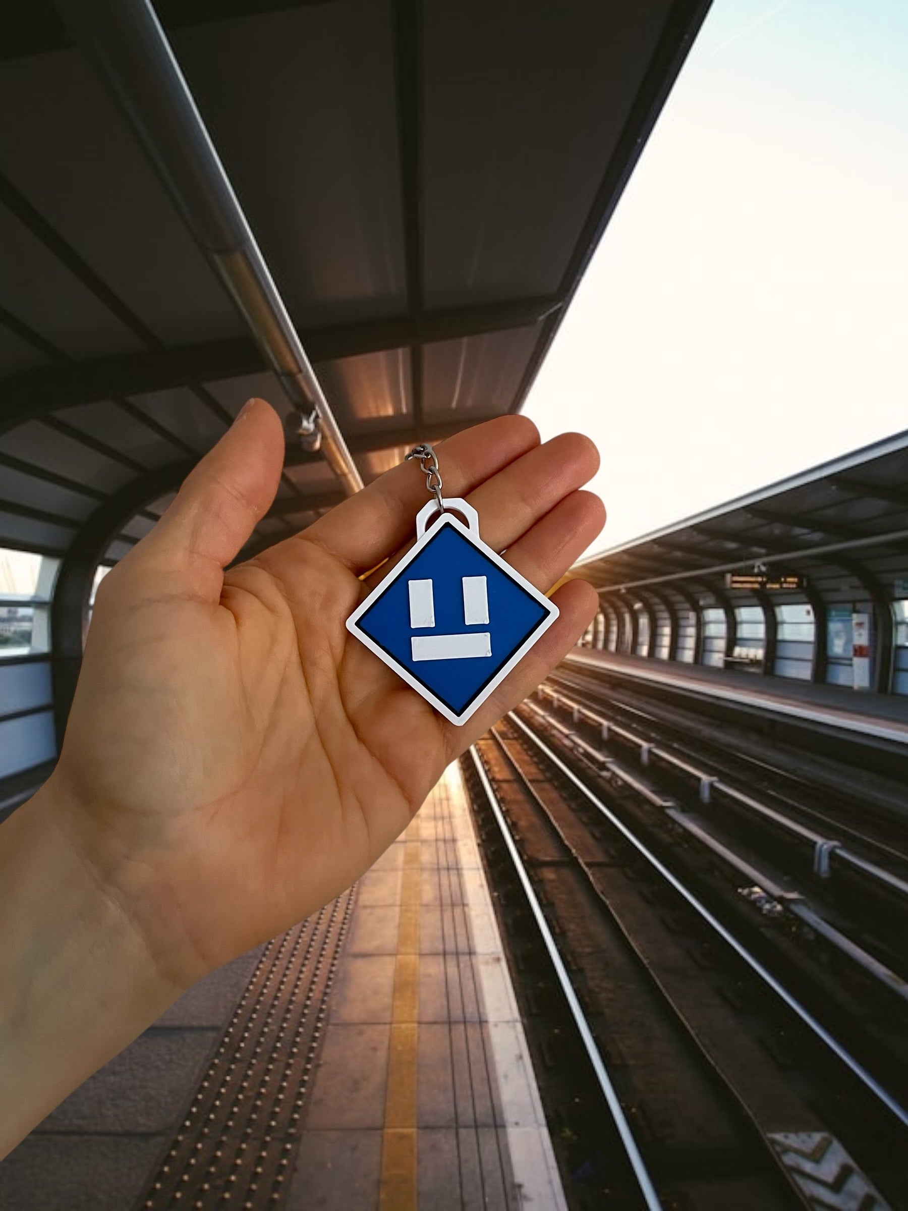 Schlüsselanhänger Bahnsignal El1v ,El1 ,El2 , El3 , El4 , El5 , El6, El1-El6, beidseitig gedruckt PETG - Made in AEU