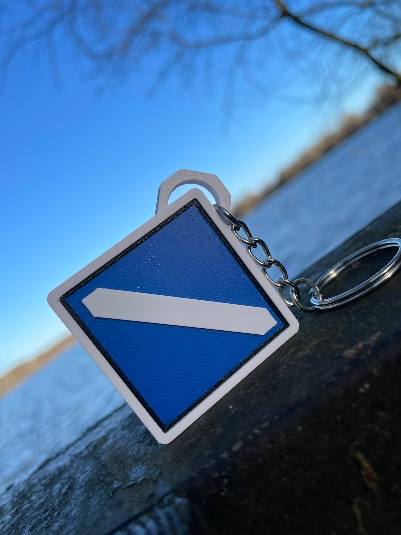 Schlüsselanhänger Bahnsignal El1v ,El1 ,El2 , El3 , El4 , El5 , El6, El1-El6, beidseitig gedruckt PETG - Made in AEU