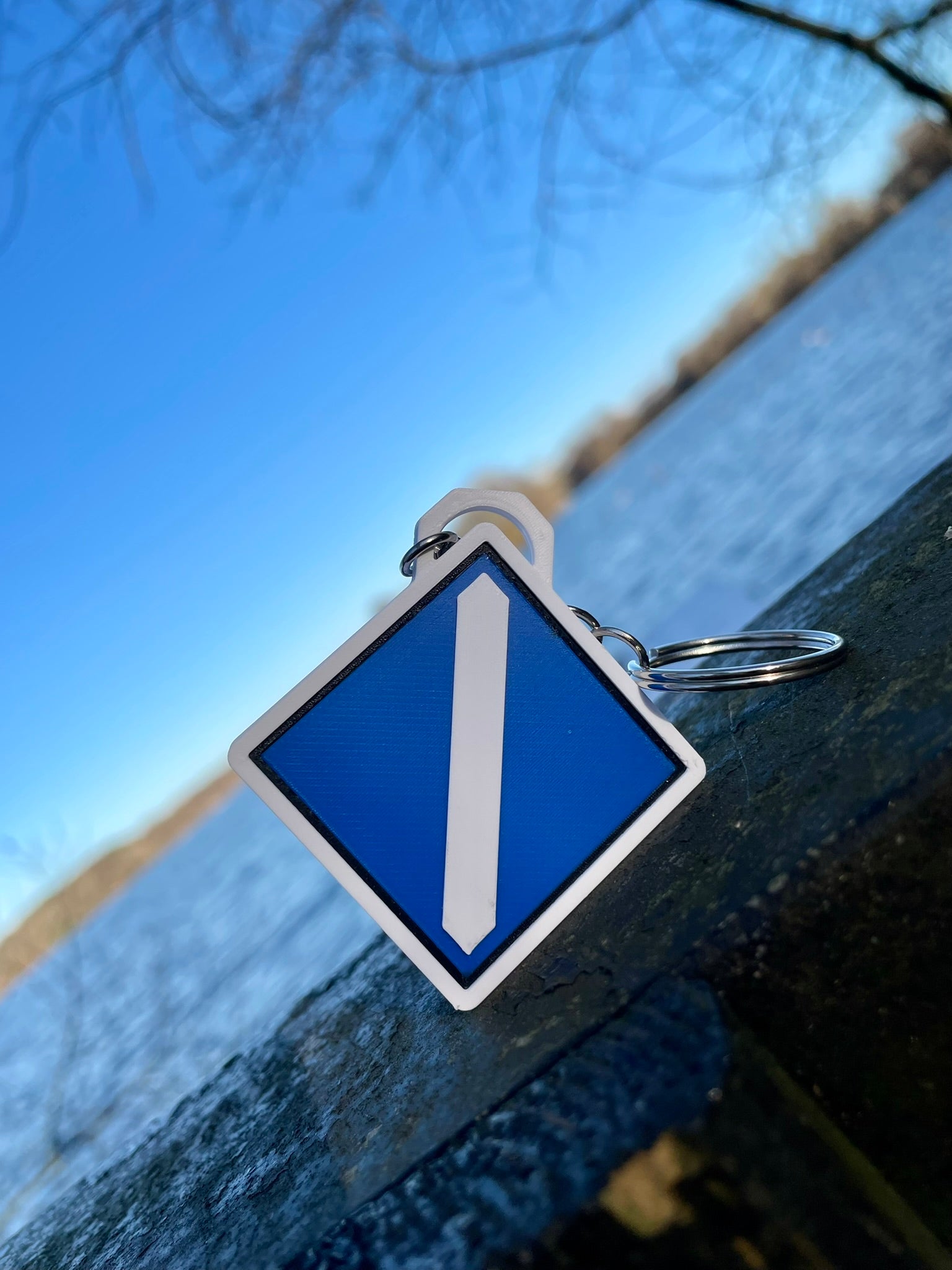 Schlüsselanhänger Bahnsignal El1v ,El1 ,El2 , El3 , El4 , El5 , El6, El1-El6, beidseitig gedruckt PETG - Made in AEU