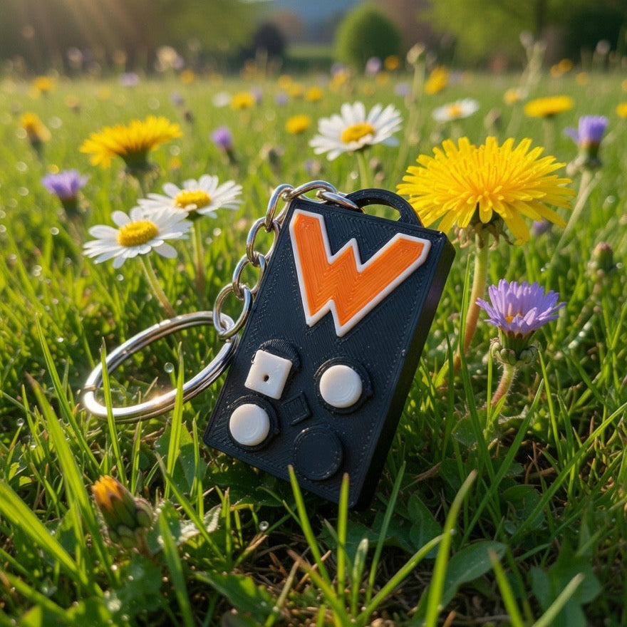 Schlüsselanhänger Bahnsignal, Zwergsignal Ra 11a mit Ra 12 (DV 301)