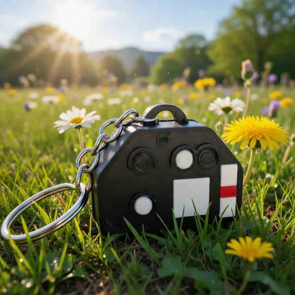 Schlüsselanhänger Sh1 / HP0 Bahnsignal Schotterzwerg