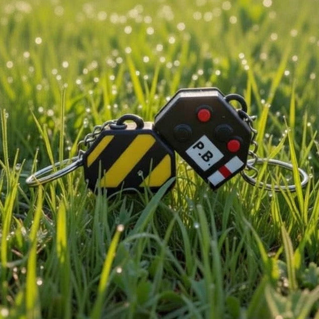 Individualisierter Schlüsselanhänger Schotterzwerg Sh1/HP0 Bahn Lichtsperrsignal Bahnsignal Lokführer Bahner Eisenbahn