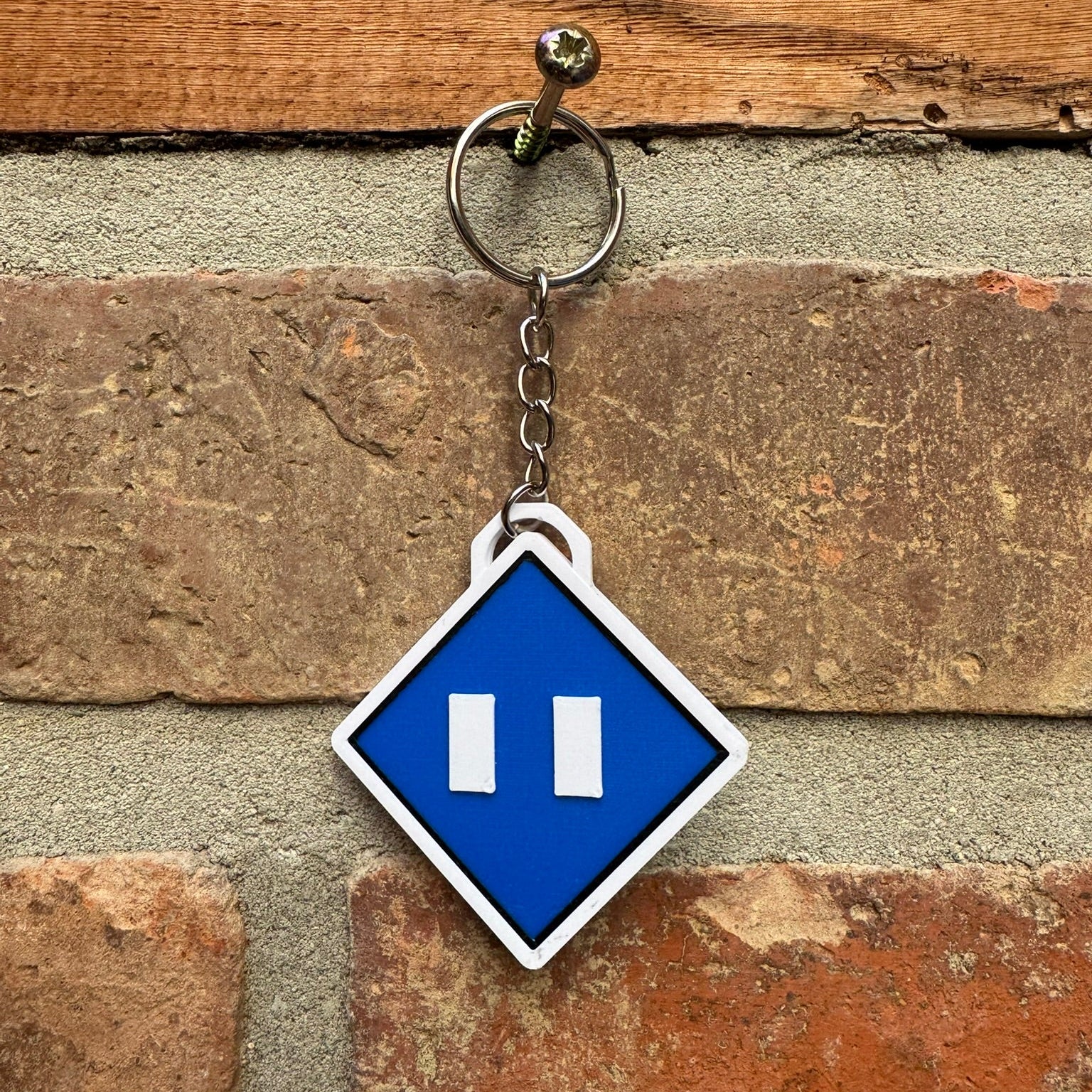 Schlüsselanhänger Bahnsignal El1v ,El1 ,El2 , El3 , El4 , El5 , El6, El1-El6, beidseitig gedruckt PETG - Made in AEU