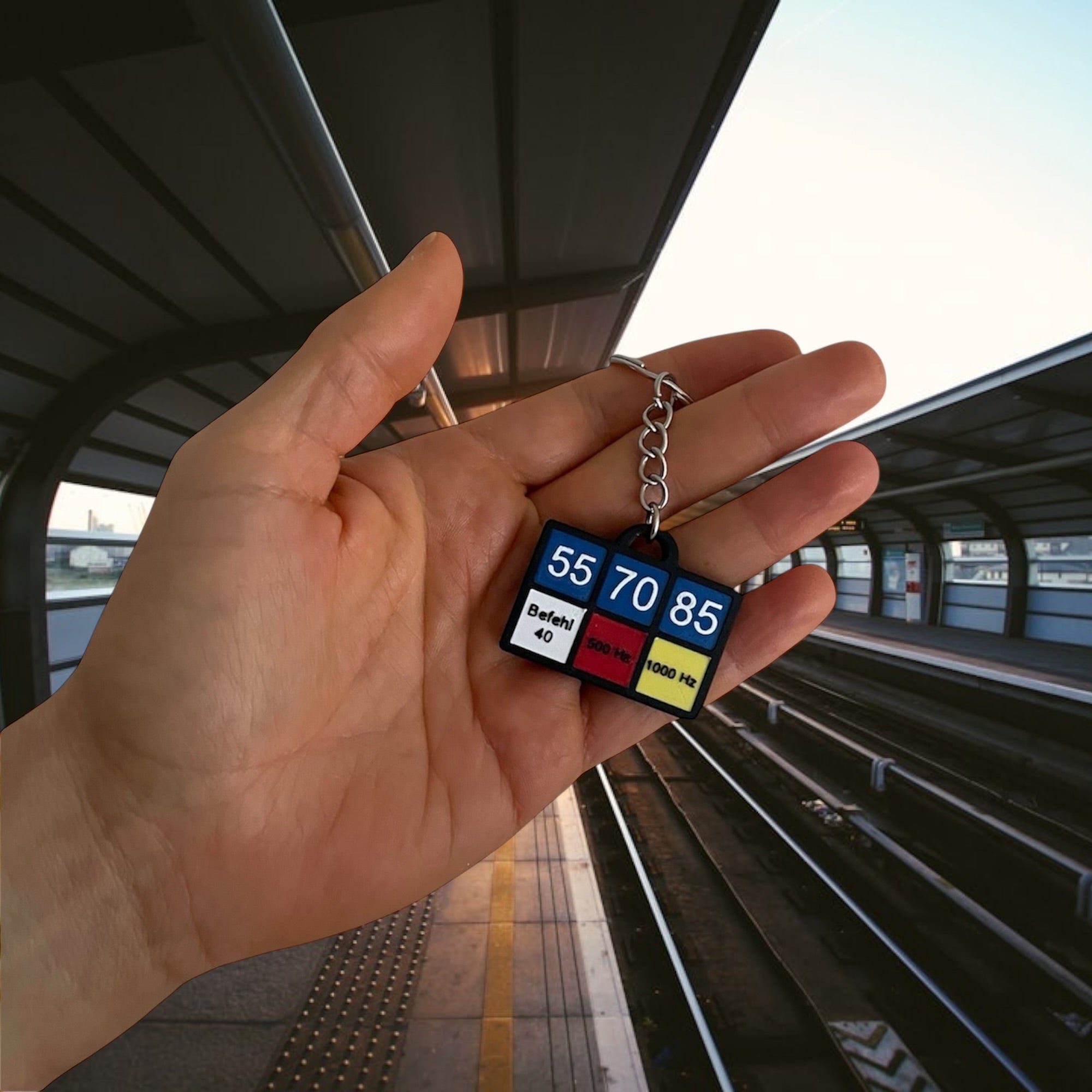 Schlüsselanhänger, Bahn Lokführer PZB 90 Anzeiger