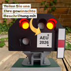 Sperrsignal Sh1/HP0 Schotterzwerg Bahn Bahnsignal Lichtsperrsignal Signalnachbau Lehrmaterial 3D Druck