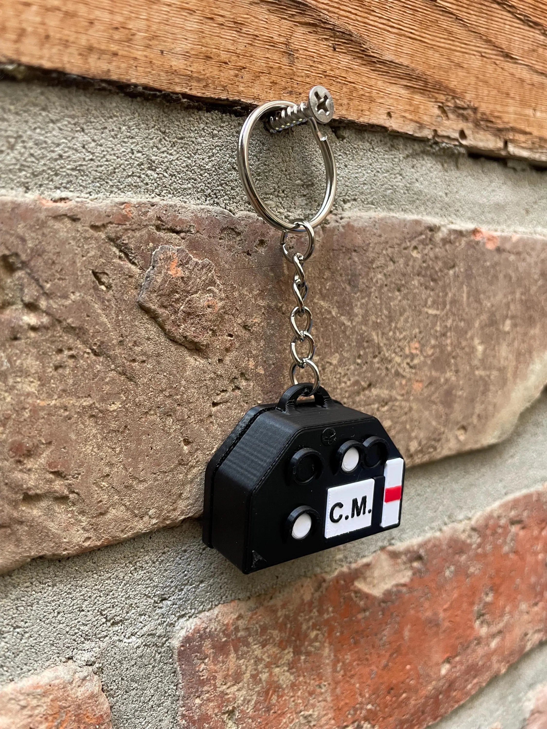 Individualisierter Schlüsselanhänger Schotterzwerg Sh1/HP0 Bahn Lichtsperrsignal Bahnsignal Lokführer Bahner Eisenbahn