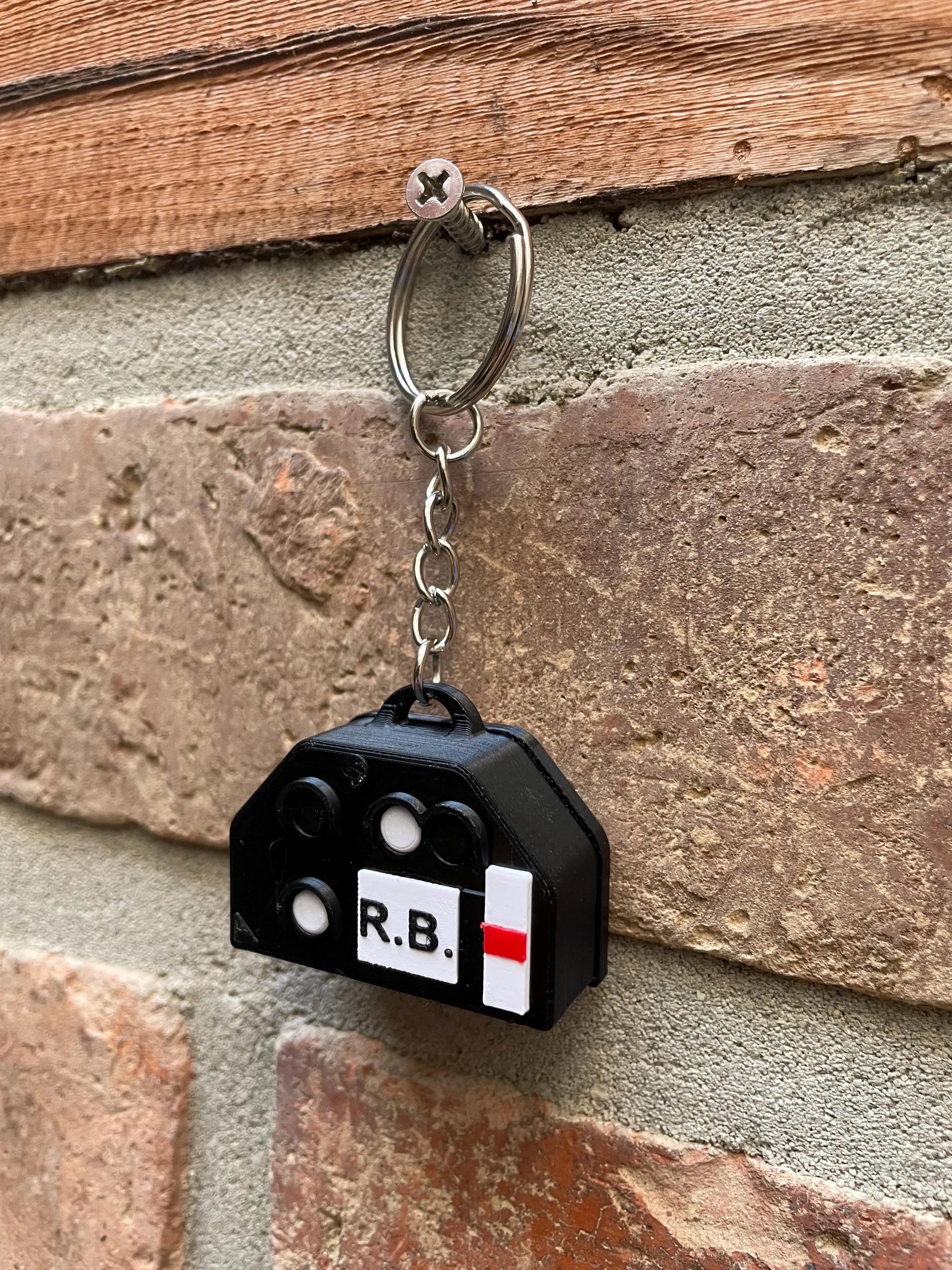 Individualisierter Schlüsselanhänger Schotterzwerg Sh1/HP0 Bahn Lichtsperrsignal Bahnsignal Lokführer Bahner Eisenbahn