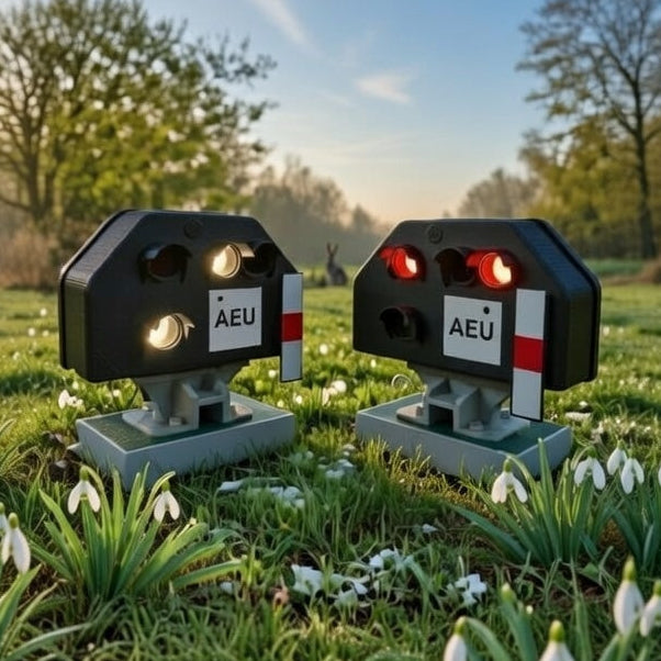 Sperrsignal Sh1/HP0 Schotterzwerg Bahn Bahnsignal Lichtsperrsignal Signalnachbau Lehrmaterial 3D Druck