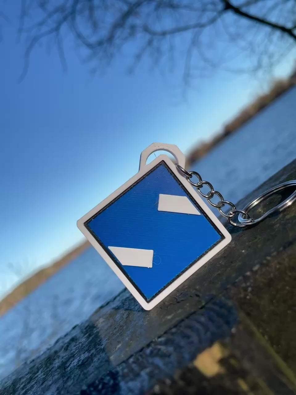 Schlüsselanhänger Bahnsignal El1v ,El1 ,El2 , El3 , El4 , El5 , El6, El1-El6, beidseitig gedruckt PETG - Made in AEU